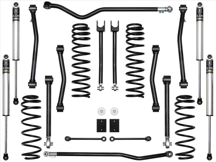 Icon 2.5" Stage 4 Suspension Lift System 18-UP Jeep Wrangler JL - Click Image to Close